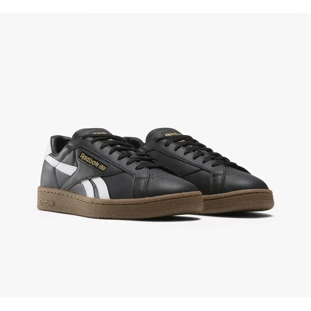 Reebok Club C Grounds UK Black/White 100202327 Men's Size 8 NIB